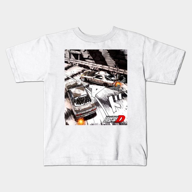 Animauto - Initial D - Ryosuke VS Rin Kids T-Shirt by Animauto